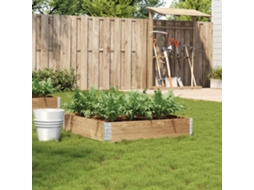 Vidaxl Vaso/floreira Para Jardim 100x100 Cm Madeira De Pinho Maciça