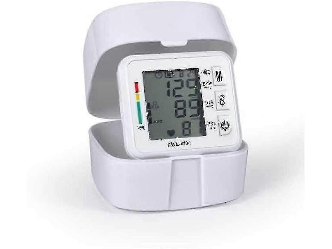 Monitor De Pressão Arterial Automático Com Estojo Portátil, Detecta Batimentos Cardíacos Irregulares E Possui Braçadeira De Pulso Ajustável.