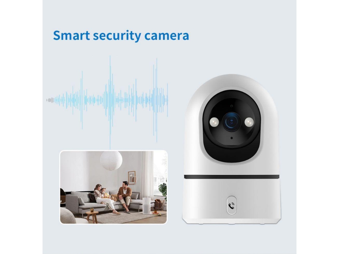 Câmera Vigilância Residencial Inteligente Sem Fio 2.4g/5g, Detecção Humana, Gravação Cartão Tf, Suporte Multi-usuário Para Bebê E Pet