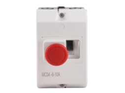 Disjuntor de Proteção de Motor Veloriskku Ip55 com Paro de Emergência 6‑10a