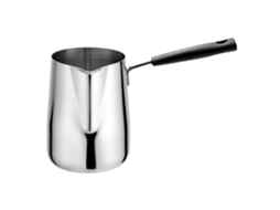 Panela pequena de leite anti salpicos, aço inox, para aquecer e ferver leite, fácil de limpar | S/MARCA