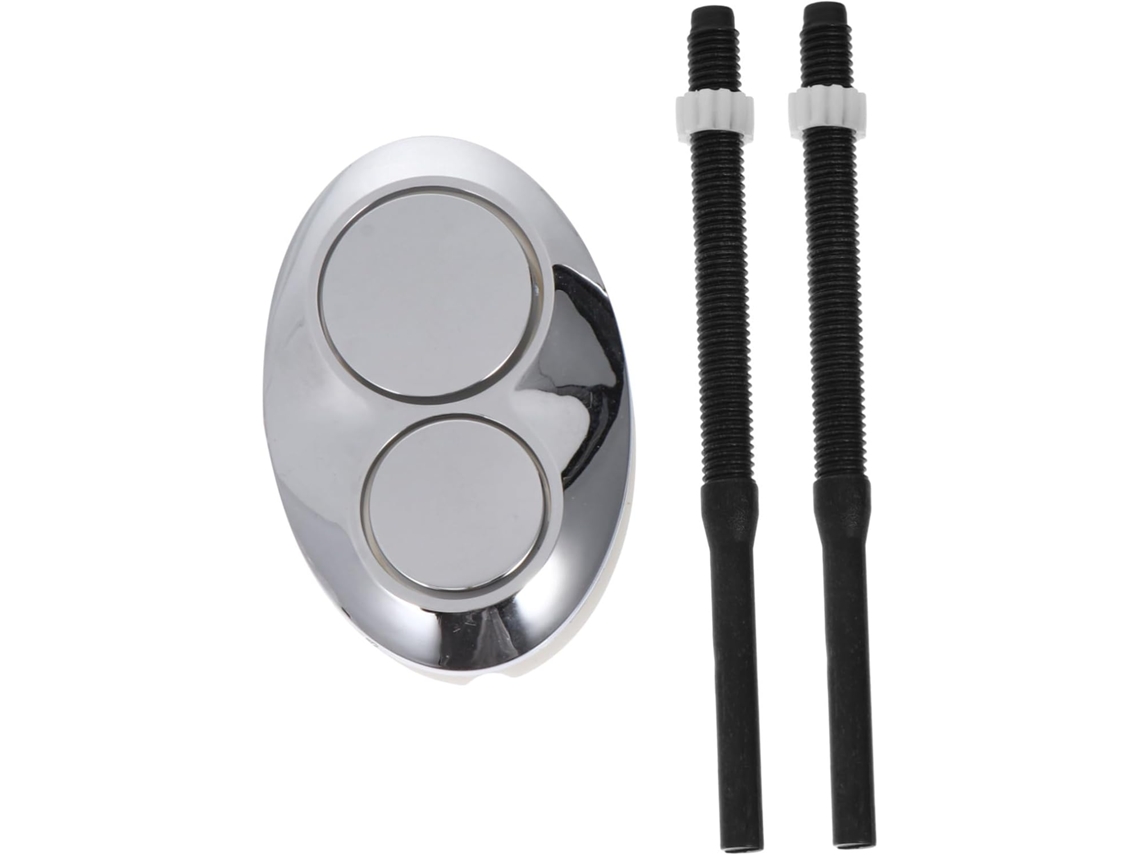 Botão De Pressão Em Abs Para Caixa Acoplada Oval, Design Simples E Elegante, Fácil De Pressionar