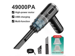 Aspirador De Pó Automotivo 49000pa Aspirador De Pó Portátil Sem Fio Aspirador De Pó Portátil Sem Fio Aspirador De Pó Doméstico Ca Aquaforge