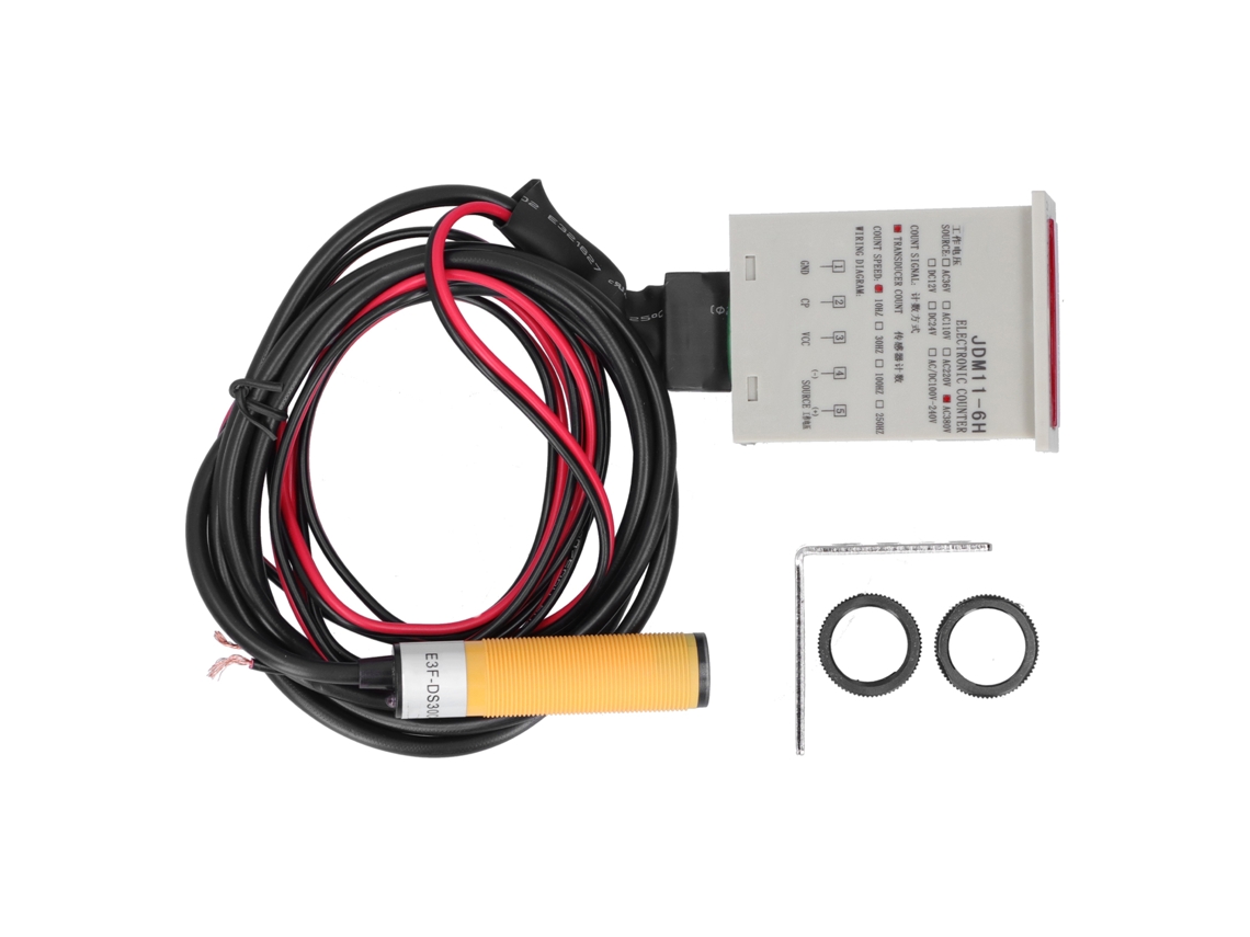 Contador Digital Com Display Eletrônico Sensor Industrial Bem‑6h‑30e4‑ctac380v
