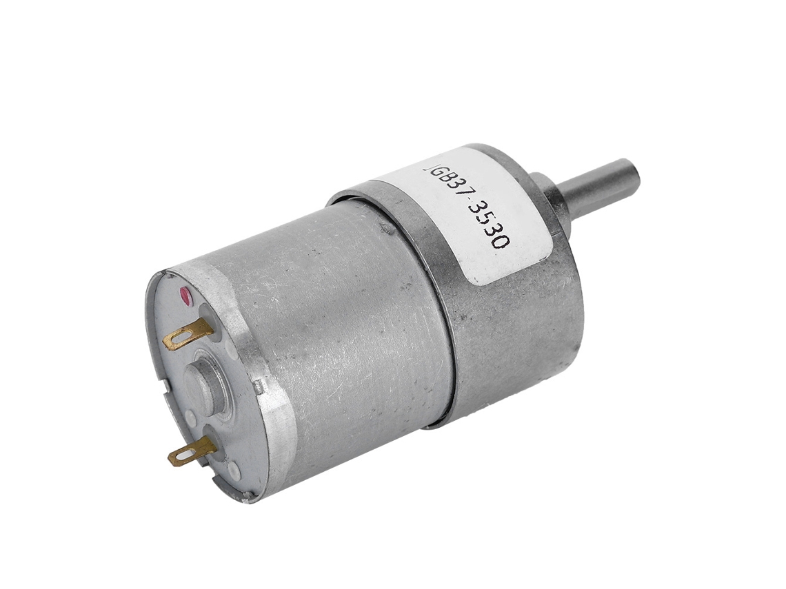 Motor Dc Gear Reversível Ajuste de Velocidade 7 1600rpm