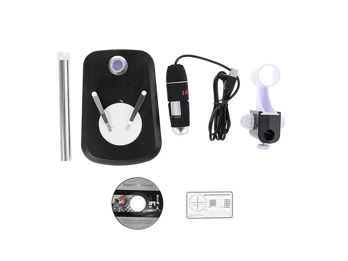 Microscópio Digital Portátil Usb De 40 A 1600x Com Suporte.