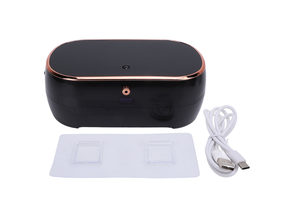 Dispenser de Sabão Automático Sem Toque, 3 Níveis Ajustáveis, IPX5, Preto