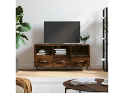 Vidaxl Móvel De Tv 102x36x50 Cm Derivados De Madeira Carvalho Fumado