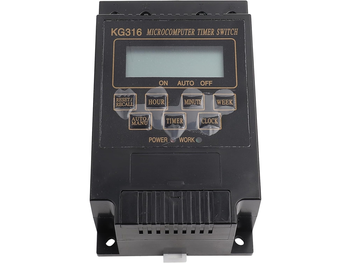 Temporizador Programável Com Interruptor Lcd
