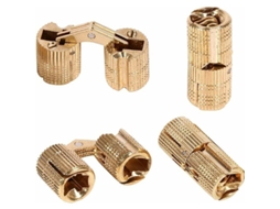 Dobradiças Invisíveis E Ocultas Em Latão Para Caixas De Joias, Acabamento Dourado, 12 Mm, Conjunto De 4