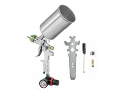 Spray Gun Laxiscreed Hvlp Com Bico De 2,5 Mm Para Pintura De Alta Precisão E Acabamento Profissional