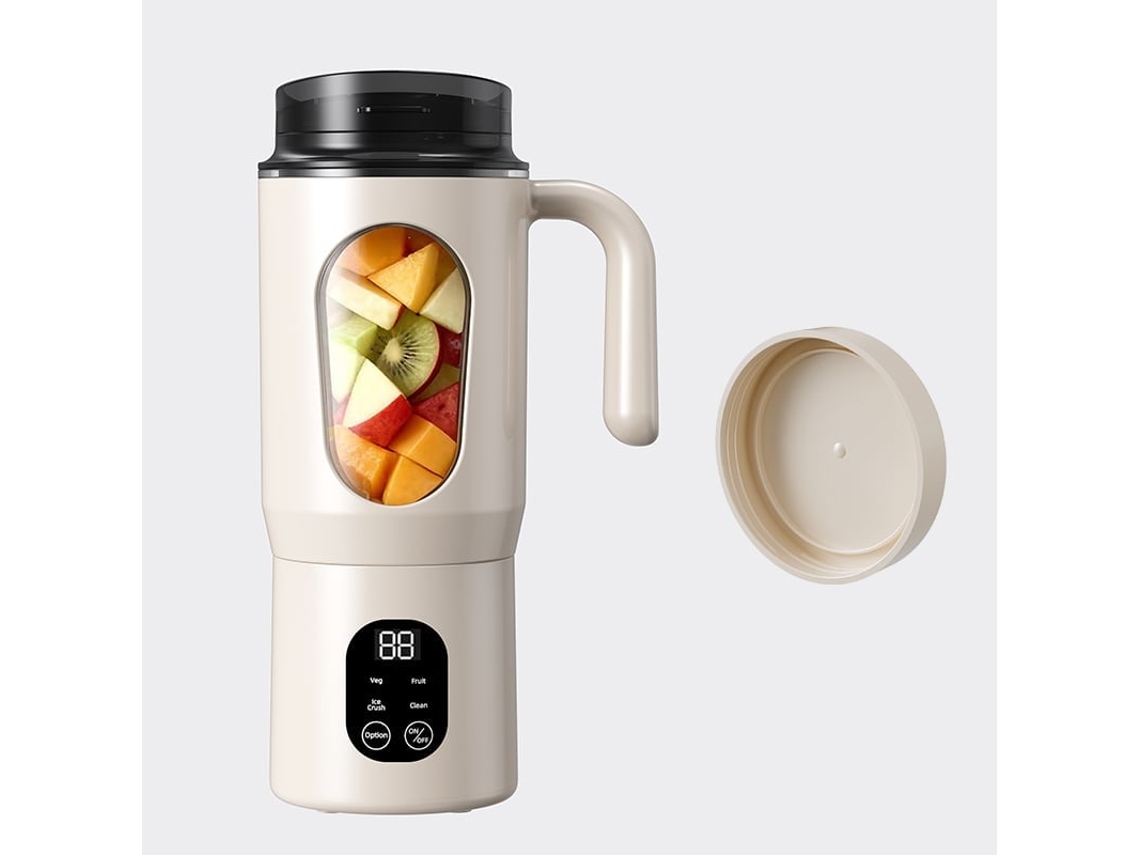 Liquidificador CHRUI 12 Lâminas Alta Velocidade Gelo 580ml (bege)