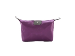 Bolsa De Maquiagem Portátil Impermeável Grande Capacidade Roxo