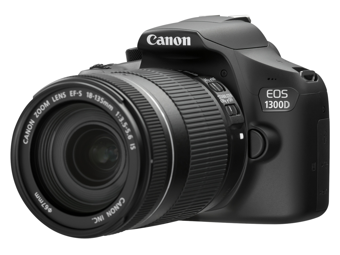 Máquina Fotográfica CANON EOS 1300D+18-135 IS (APS-C)