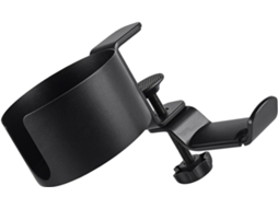 Suporte De Casque Design Pince En Alliage D ' Aluminium De Bureau Noir Porte - Gobelet Rotatif Réglable