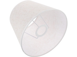 Abajur Simples De Tecido Branco Para Luminária De Chão E De Teto.