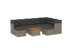 Garden Sofa Set, Garden Sofa Sets Vidaxl Cinzeto Rattan / Vime (n/a)