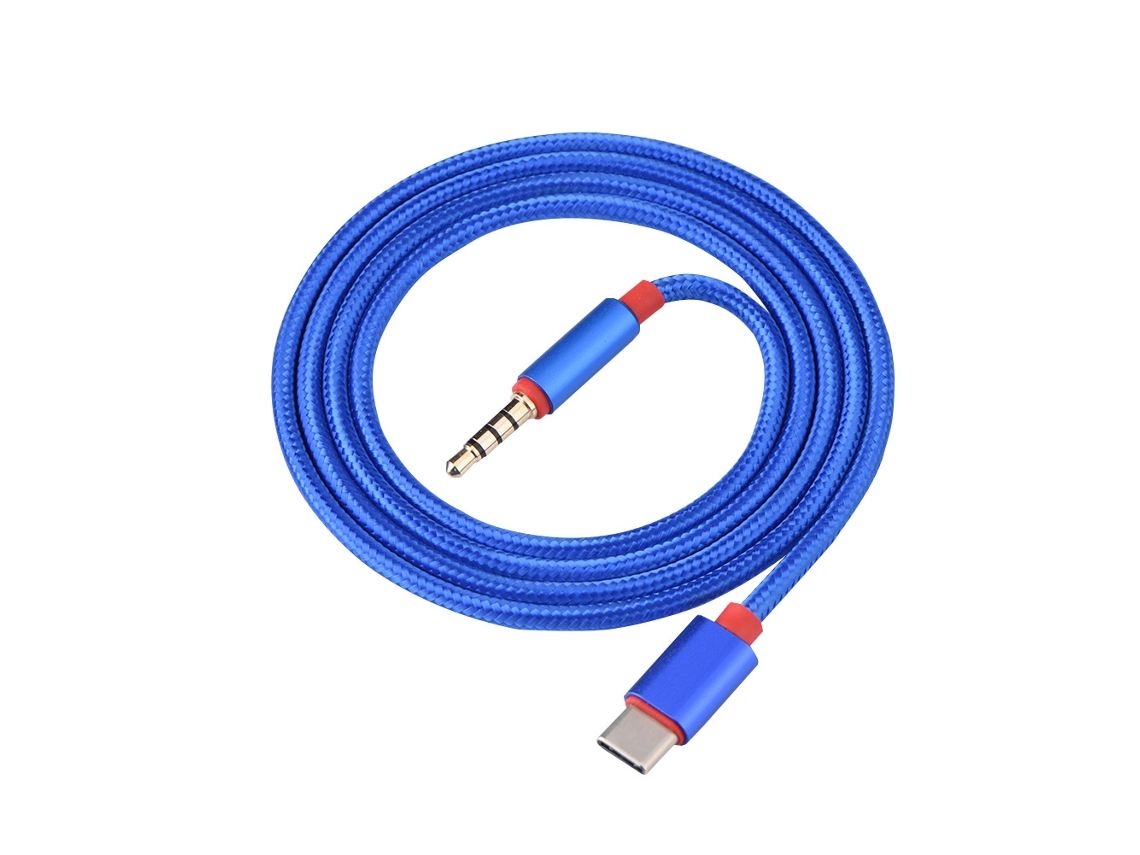 Cabo Áudio Aux Usb c para 3.5mm LAXISCREED