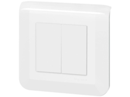 Interruptor Duplo Bidirecional Mosaic 10a Branco Completo Legrand