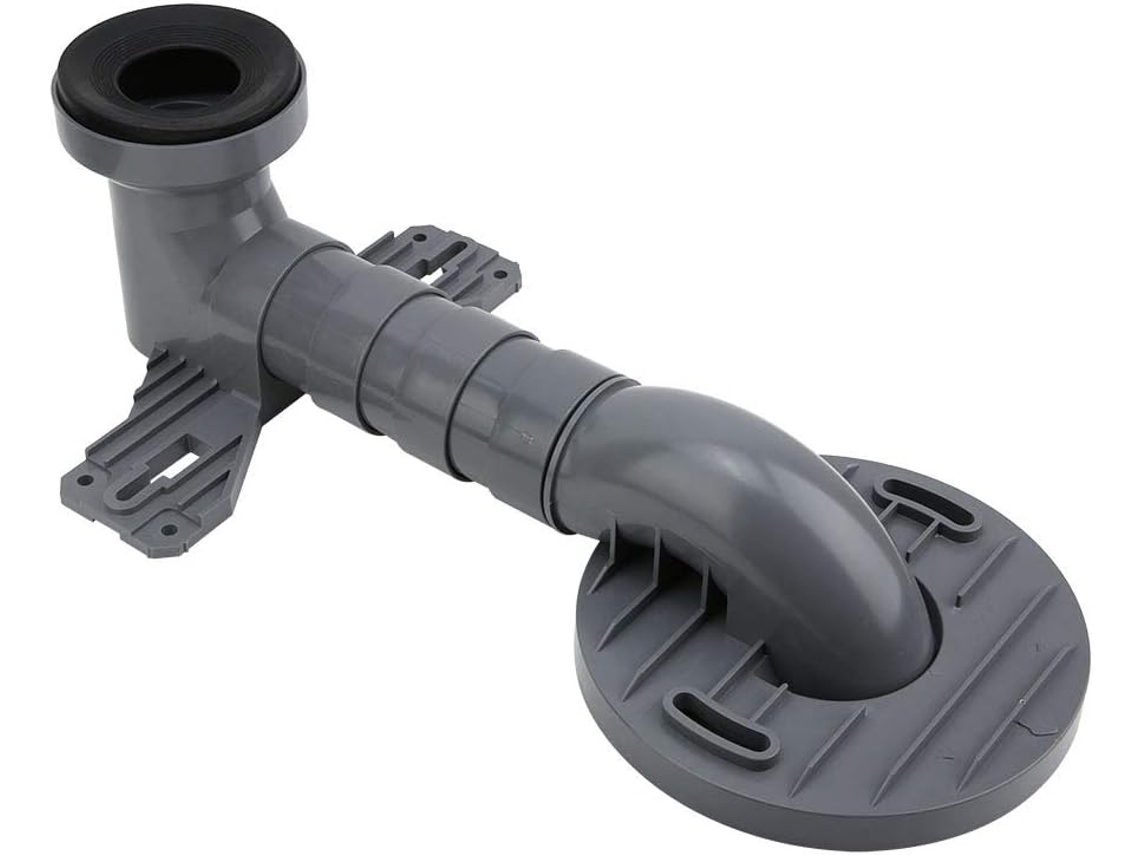 Conector De Deslocamento Flange Para Vaso Sanitário Toi Com Vedação Eficaz Fácil Instalação Vasos Sanitários Integrados