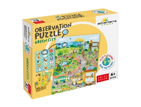 Jogos Didáticos ADVENTERRA GAMES AD-OBCIT01 (4 anos)