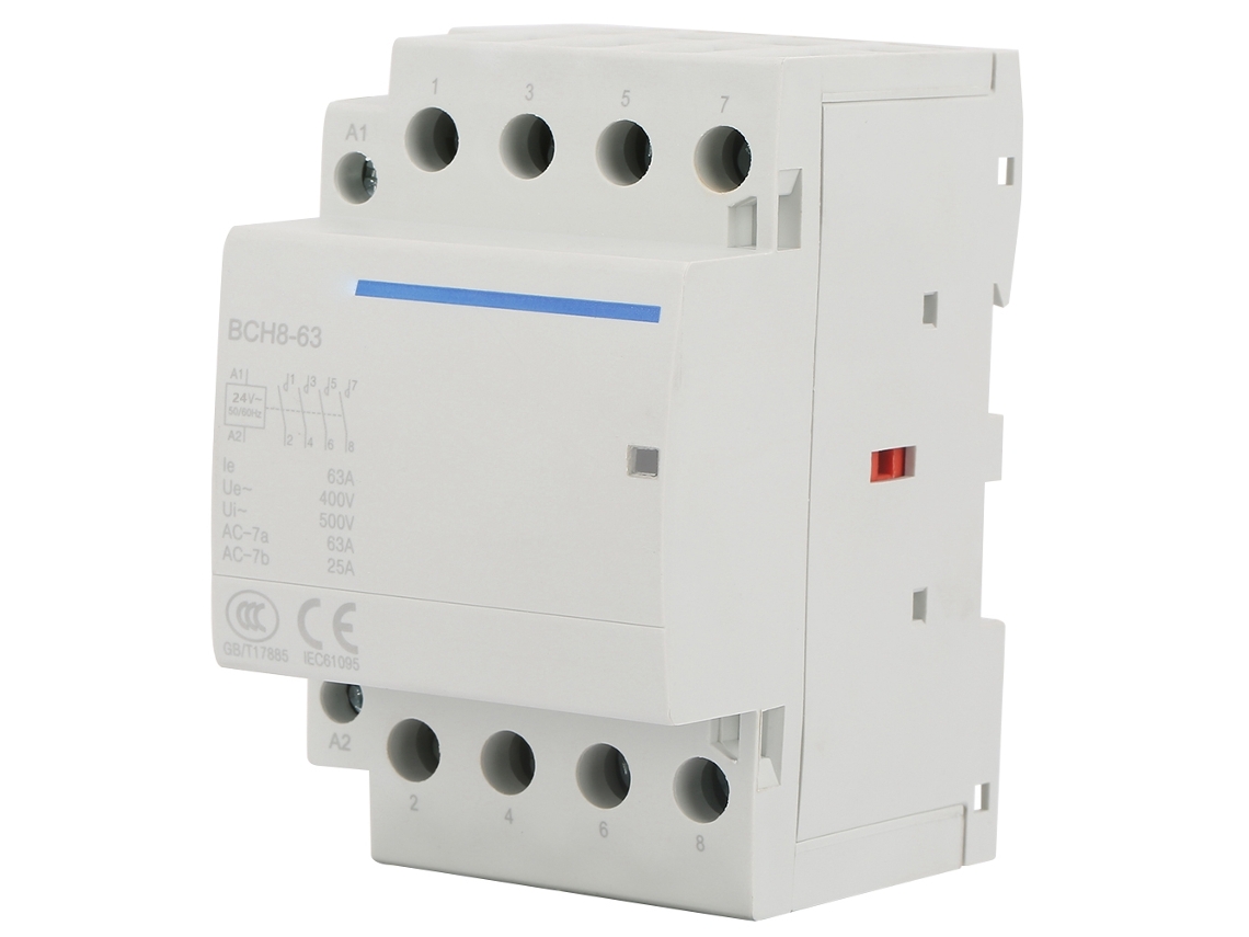Veloriskku contacto de Ca Doméstico 4p 63a 24v/230v 50/60hz 4no (24vca)
