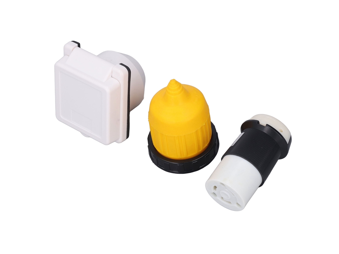 Conector De Alimentação Femel Laxiscreed, Rosca, À Prova De Água E Poeira Para Aplicações Industriais