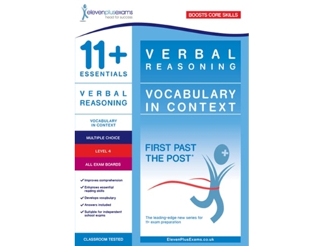 Livro 11 Essentials Verbal Reasoning Vocabulary in Context Level 4 de Eleven Plus Exams (Inglês)