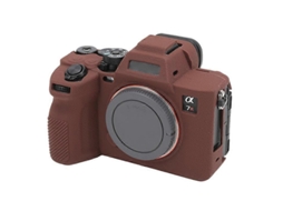 Capa Protetora De Silicone Macio Com Textura De Lichia Para Sony Ilce7rm5 / A7r5