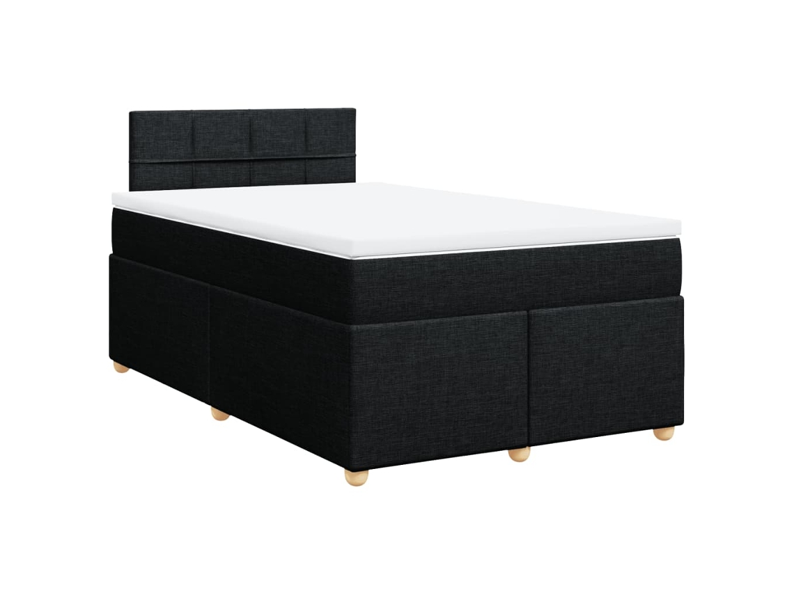 Box Spring Bed, Box Spring Beds Vidaxl Preto Tecido (120 X 190 Cm)