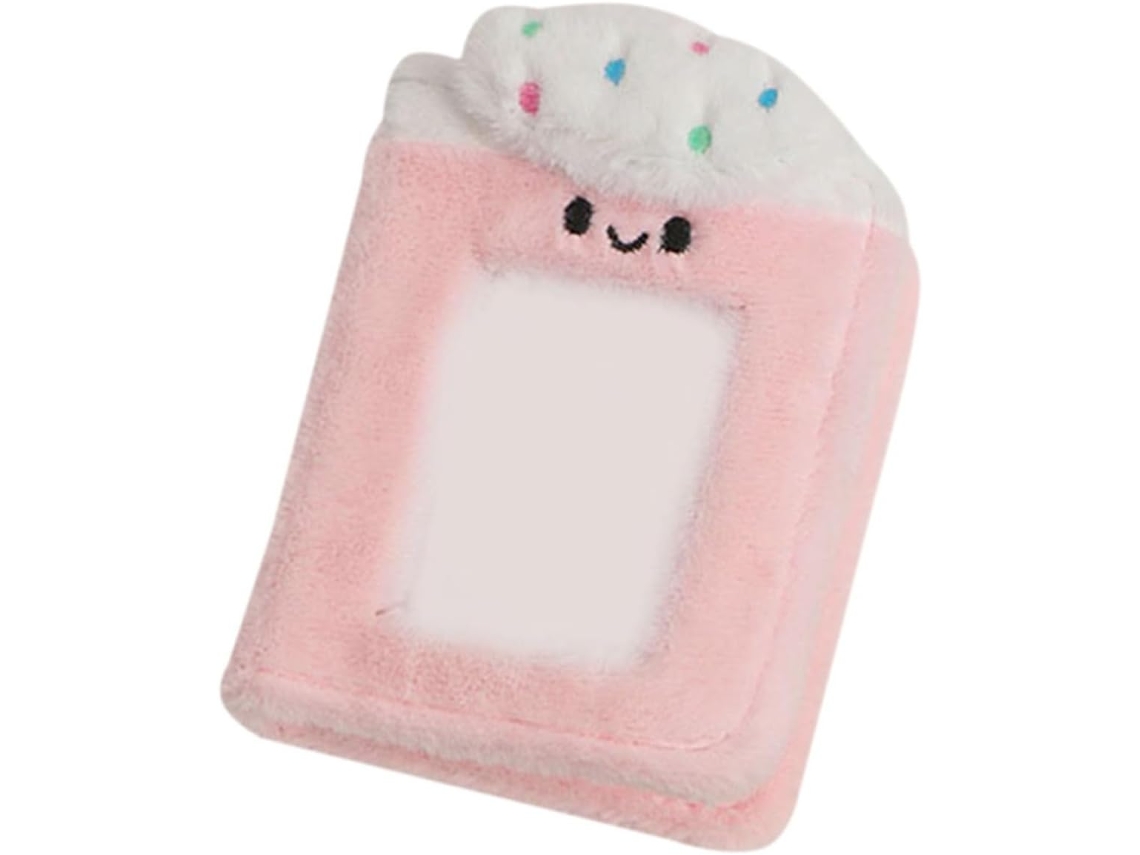 Frcolor Álbum De Fotos À Coleção Em Peluche Rose Pochettes Pvc - Protège Cartes Souvenirs
