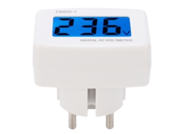Medidor digital de tensão CA DM55 1 para casa, com display LCD, medição precisa de energia elétrica | S/MARCA