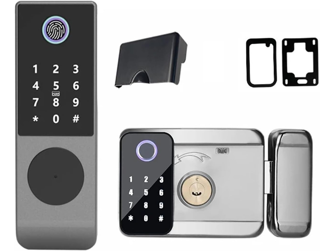 Serrure de Porte Intelligente D'extérieur, Etanche, Wifi, com Tuya SFUSHOS