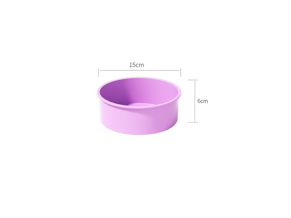 Formas De Silicone Reutilizáveis Para Bolos, Roxo Elysve