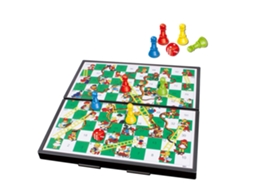 Jogo De Tabuleiro Snake Chess Magnético Plegável Portátil Para Família Crianças Adultos Brinquedo Presente