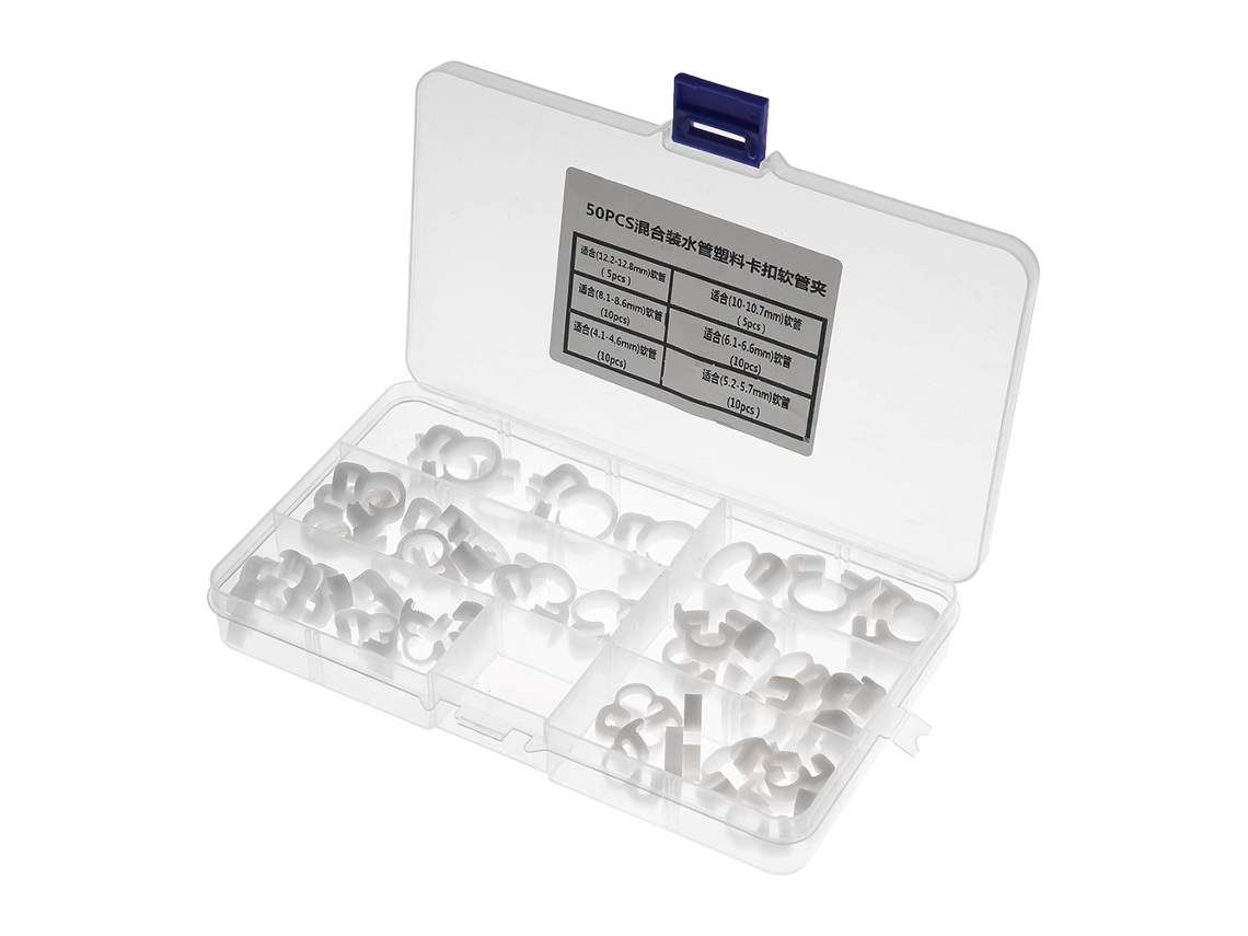 Clipes Em Pvc Laxiscreed Para Tubos De Água – Fixação Eficiente De Canos Em Lote