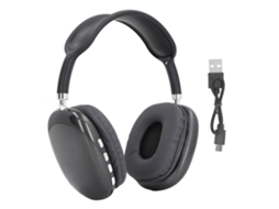 Primerox fones de Ouvido Over Ear Bluetooth Sem Fio com Graves Profundos e Chamadas Hands Free Preto
