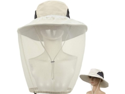 2026-2 Paquetes De Gorros Com Rede Anti-mosquitos E Visera Removível Para Caminhada, Pesca E Jardinagem