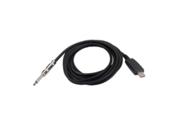 Cabo de Áudio Usb para Guitarra, Adaptador para Instrumento, Pc, para Gravação e Mixagem. SFUSHOS