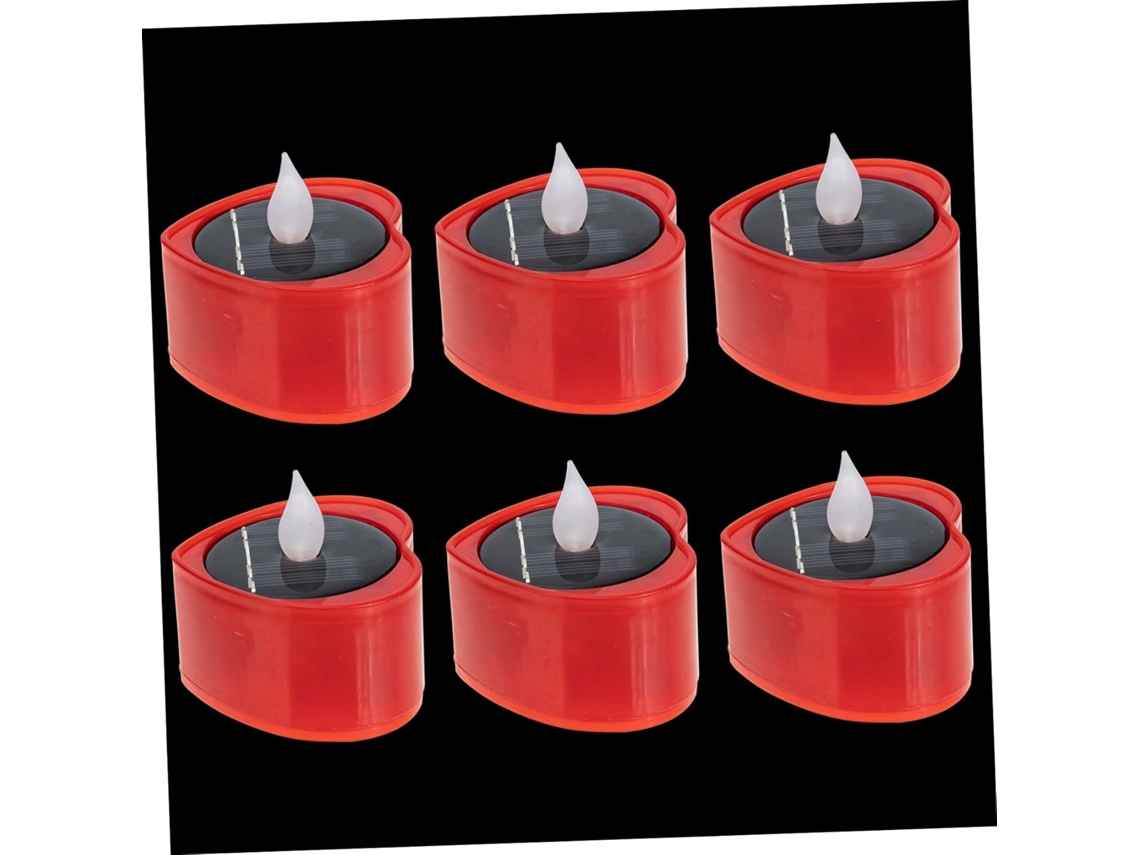 Conjunto de 6 Luzes Solares Led para Jardim e Exterior. SFUSHOS