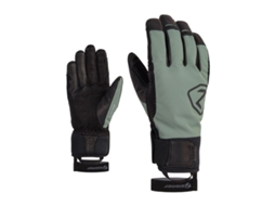 Luvas para Ski ZIENER (Unissexo - Verde - Tamanho 11)