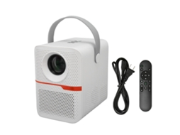 Projetor Portátil (suporta 4k, Wifi Bluetooth 4.2)