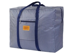 Saco Grande Impermeável Para Mudanças E Armazenamento, Recipiente Para Guardar Decorações, Grande E Resistente Para Roupas De Cama, Azul