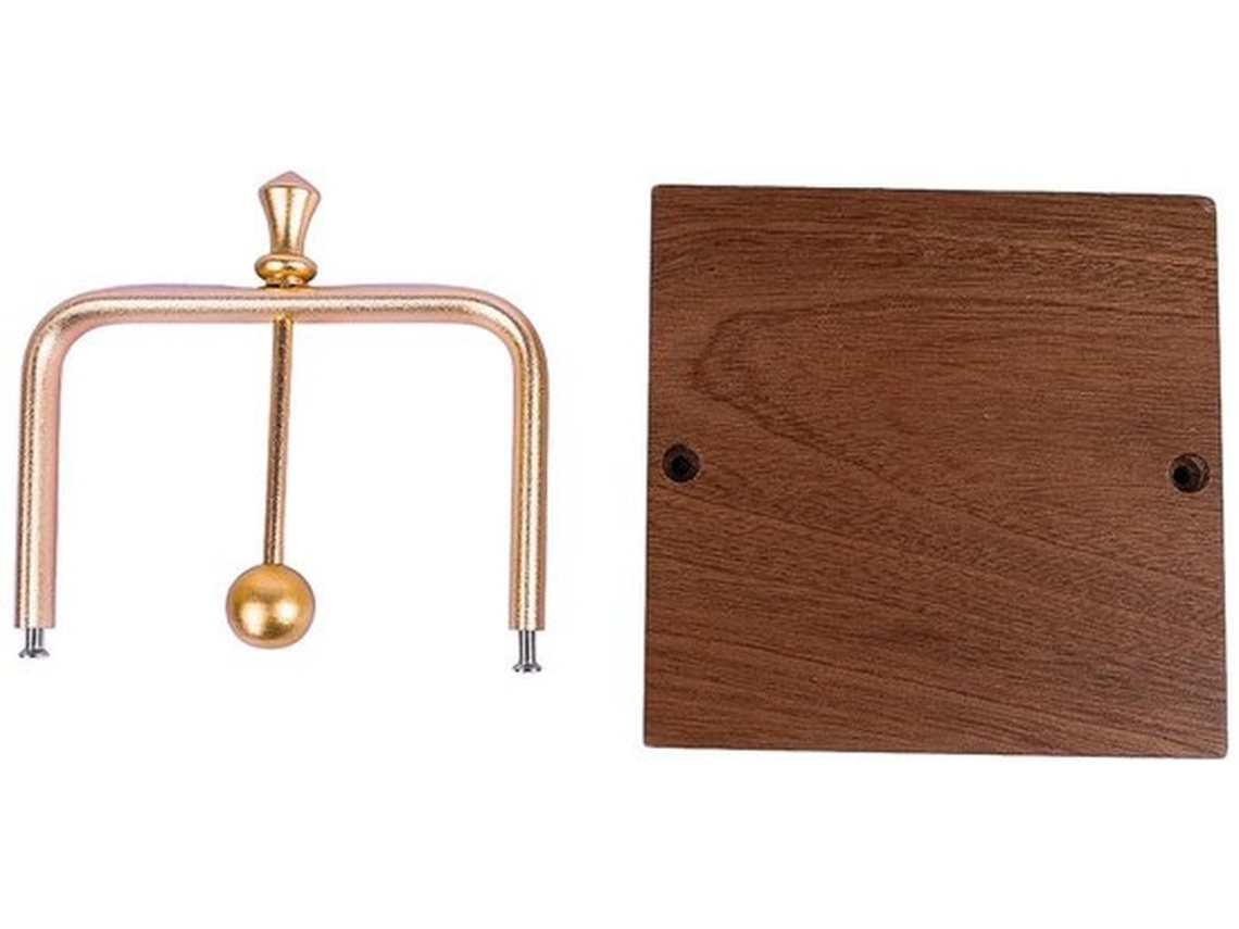 Suporte Elegante Estética - Base De Madeira - Cabeçalho De Alumínio - Multifuncional - Para Casa/escritório/restaurantes - Projeto Robusto - Suporte D