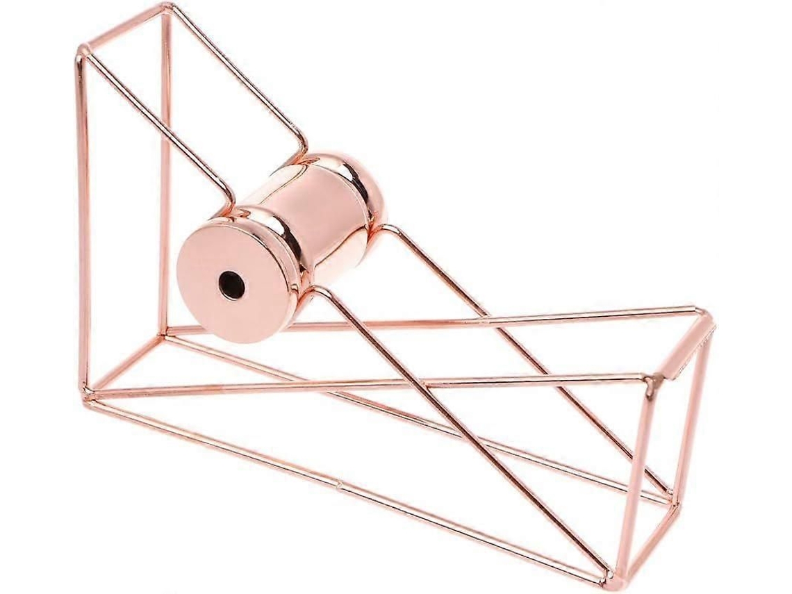 Dispensador de Fita Adesiva para Escritório, Organizador de Fitas GOKOCO (ouro Rosa)