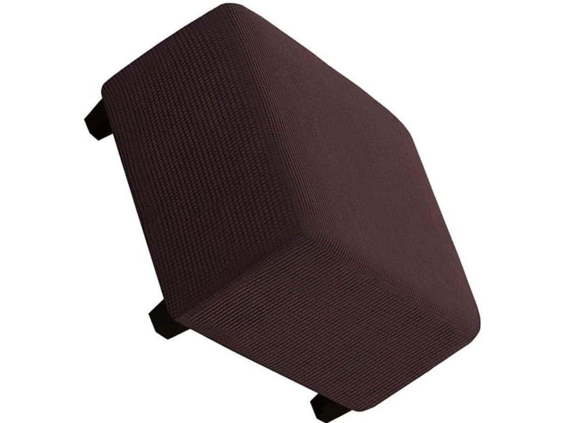 Capa Para Puf Quadrada Em Tecido Jacquard Com Elástico