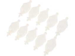 Conjunto De 8 Peças Acessórios Para Mosquiteiro, Ponteira De Plástico Para Mastro Mosquiteiro, Acabamento Decorativo