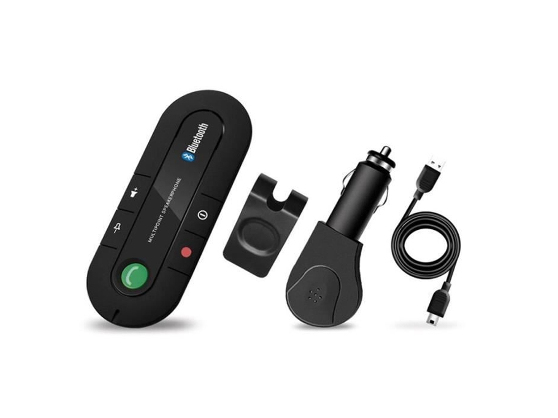 Receptor Sem Fio Bluetooth para Carro Kit Mãos Livres para Carro Estéreo para Eletrônicos de Telefone Celular 7F27D23