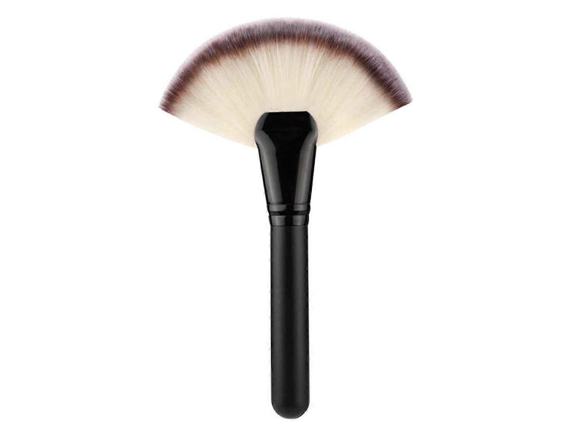 Pincel Grande Em Leque Para Aplicar Maquiagem, Pó E Blush Everley891