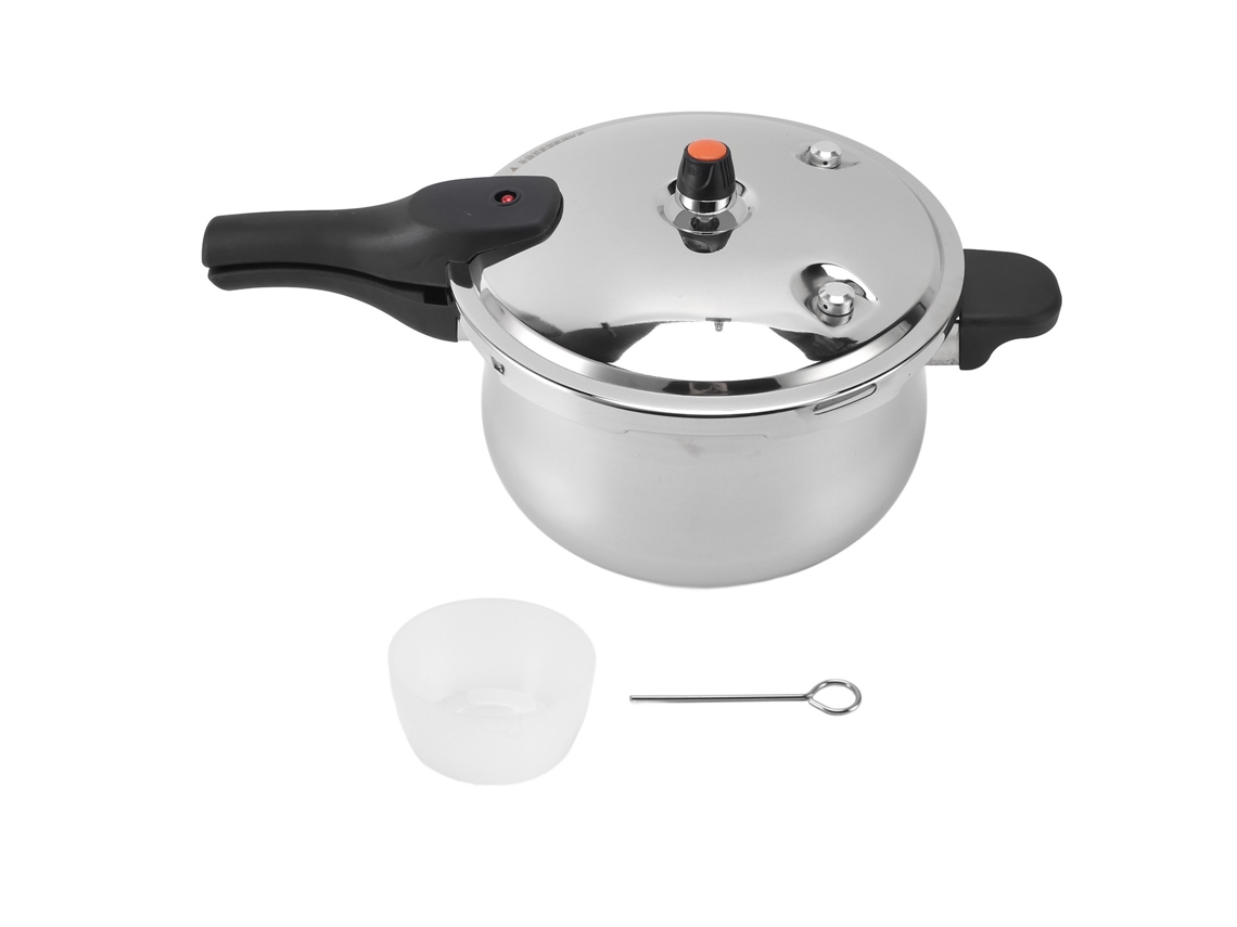Laxiscreed Panela De Pressão Inox Para Cozinhar E Refogar, Compatível Com Indução E Gás
